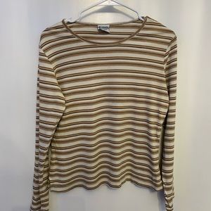 Columbia striped long sleeve shirt